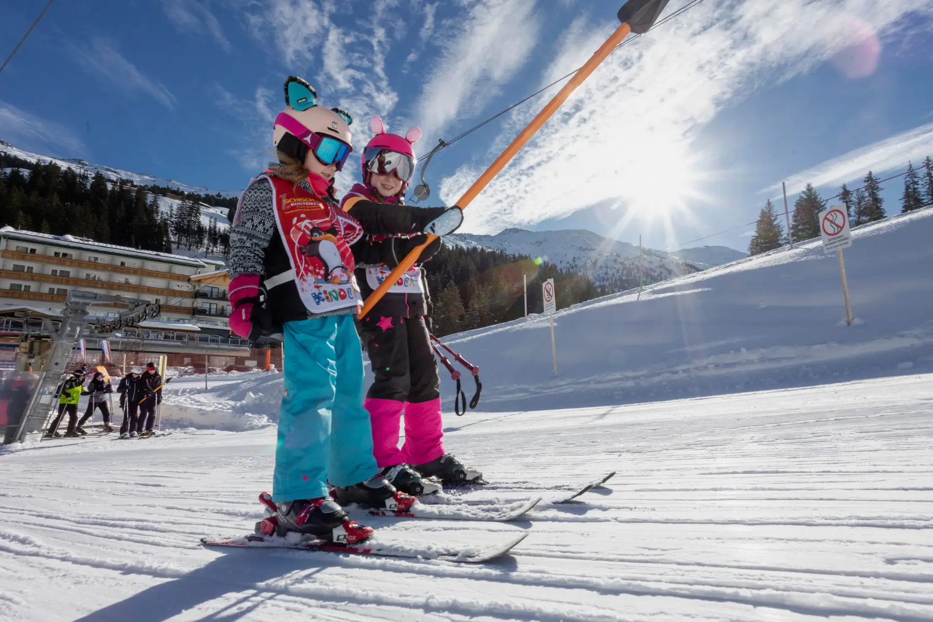 Skifahren mit Kindern